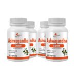 LongJack+ Ashwagandha Ayurvedic Capsules For Energy Booster Wellness Supplement ( Pack Of 4 )