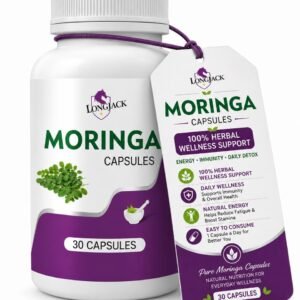 LongJack + Moringa Ayurvedic & Herbal Booster Capsule | Boosts Stamina & Vitality
