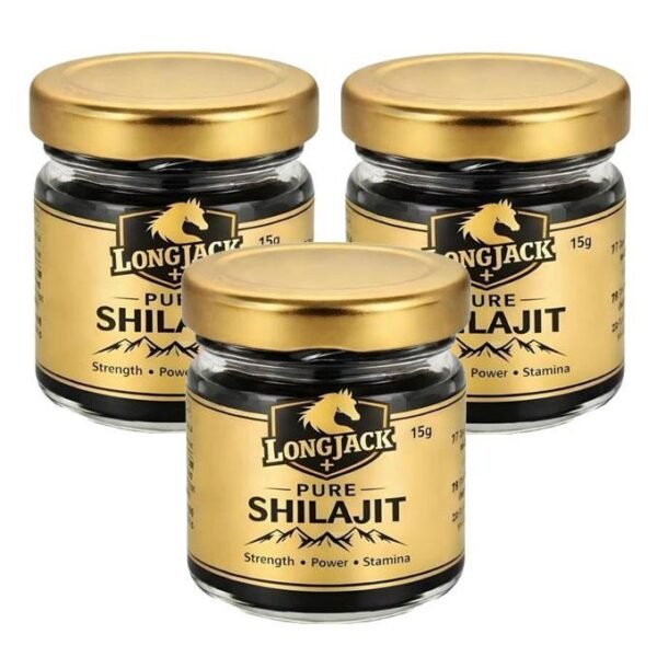 Longjack+ Pure Shilajit Resin ( Pack of 3 )