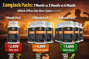 LongJack Natural Herbal Testosterone Booster Capsule — 30 Day, 45 Day, and 90 Day Packs