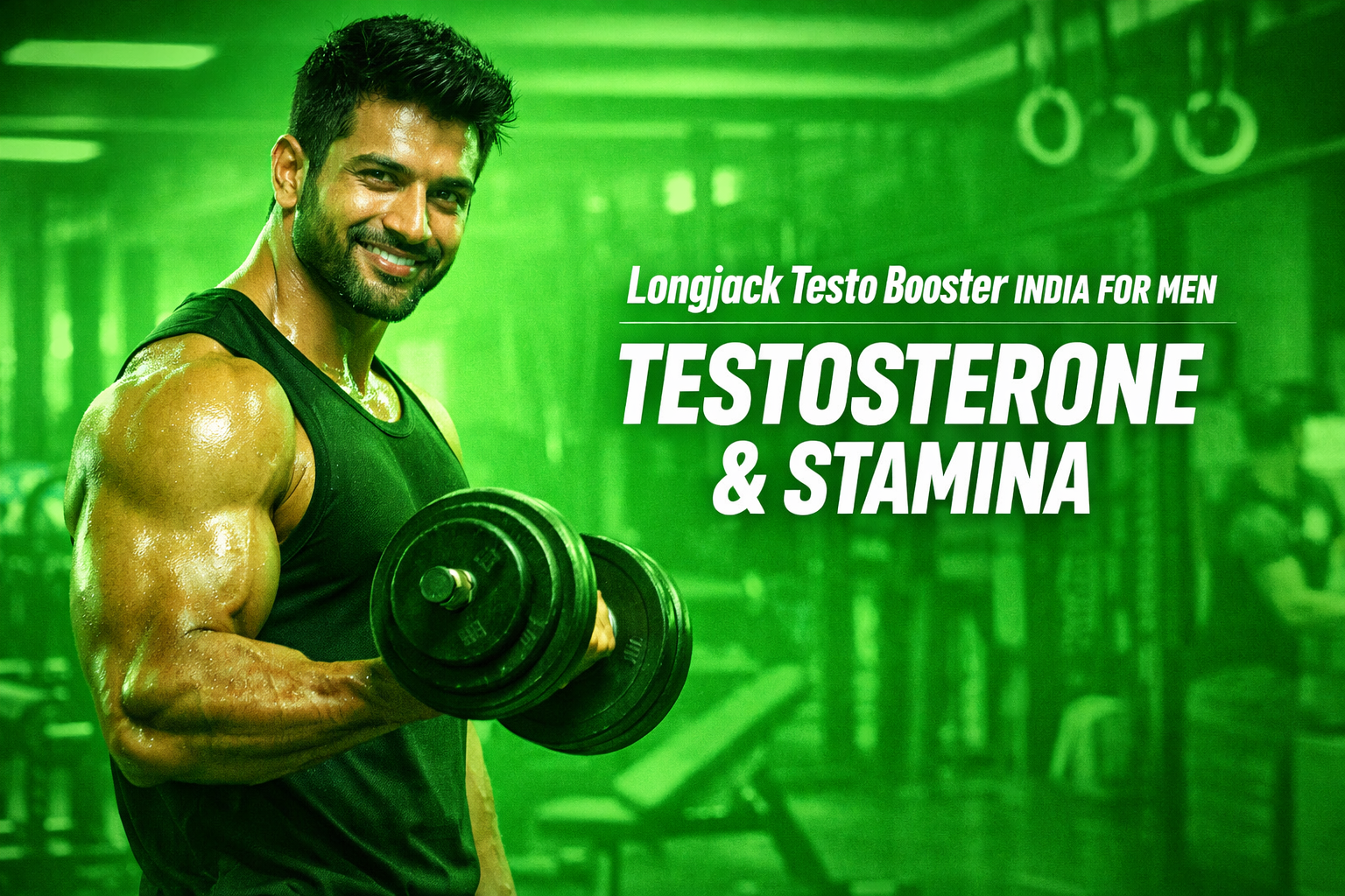 Longjack Testo Booster India for Men - Testosterone & Stamina