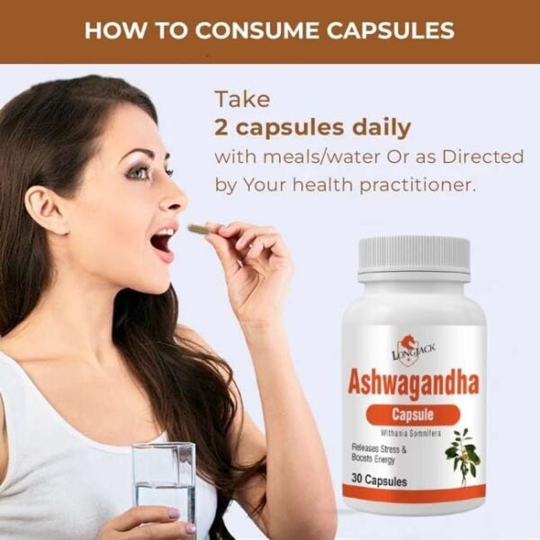 LongJack+ Ashwagandha Ayurvedic Capsules How To Consume