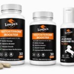 LongJack+ Ayurvedic Testosterone Booster Combo for Men | Herbal Stamina, Energy & Performance Support | 60 Capsules + 50ML Massage Oil