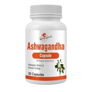 Longjack+ Ashwagandha Ayurvedic Capsules - Immunity & Wellness Supplement
