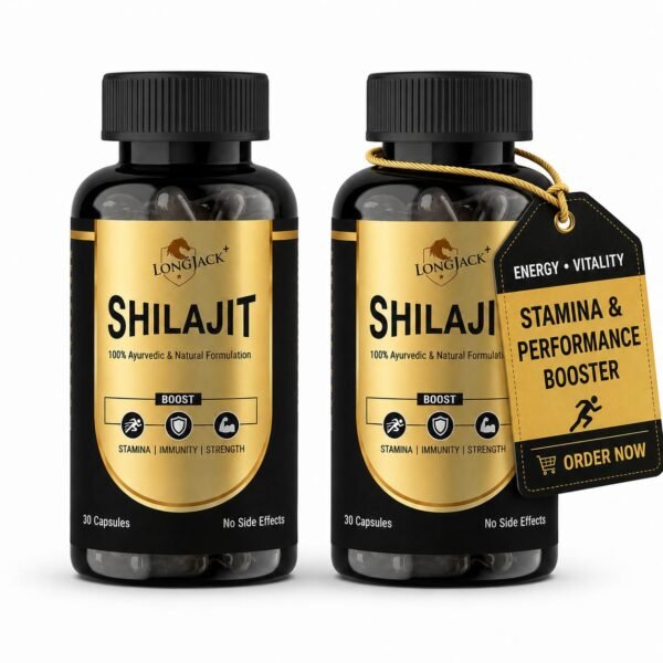 Longjack+ Pure Shilajit Capsule For Immunity ( Pack Of 2 )
