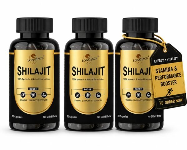 Longjack+ Pure Shilajit Capsule For Hormone Balance ( Pack Of 3 )