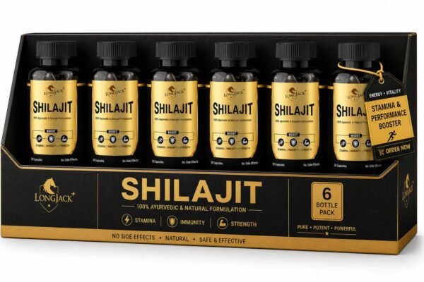 Longjack+ Pure Shilajit Performance Booster Capsule ( Pack Of 6 )