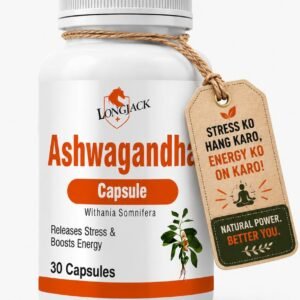Longjack+ Ashwagandha Ayurvedic Capsules - Natural Power