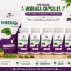 LongJack+ Premium Moringa Capsules | Daily Herbal Support for Vitality, Endurance & Wellness (Pack of 5)