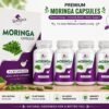 60-Day Vitality Transformation: LongJack + Moringa Ayurvedic Capsules for Men | Pack of 4