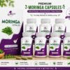 LongJack+ Moringa Herbal Capsules for Daily Vitality, Energy & Stamina – Natural Balanced Lifestyle Supplement | Pack of 6