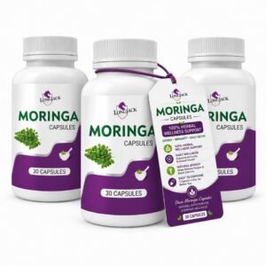 LongJack+ Ayurvedic Moringa Capsules | Natural Herbal Support for Men's Stamina & Vitality | Pack of 3